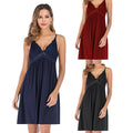 Suspender  Home Wear Slim Fit Large Swing Nightdress