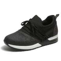 Women's New Casual Snake Print Flat Lace-up Sneakers
