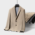 Men's Brocade Ammonia Fabric Plaid Jacquard Suit