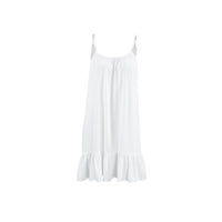 Short Ruffled Nightdress Womens Loungewear