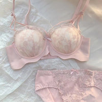 Womens Comfortable Plus-Size Non-Wired Bra And Panty Set With Anti-Sag Support