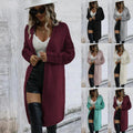 Autumn And Winter New Long Sweater Coat Knitted Cardigan