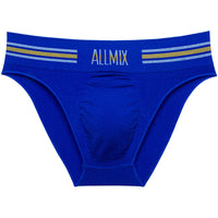 Men Color Strip Sports Style With Letters Seamless Low Waist Panties