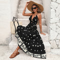 Women's Retro-style Slip-printed Dress