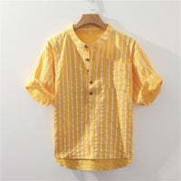Fashion Japanese Style Striped Shirt For Men