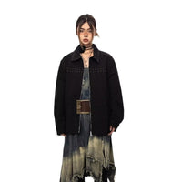 Decorative Rivets Female Trendy All-match Jacket