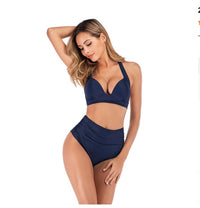Sexy Printed High-waisted Two-piece Swimsuit