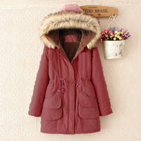 Mid-length Drawstring-fit Cotton Hoodie