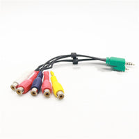 LCD TV Av To 5RCA Component Video Signal Cable