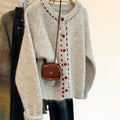 Outer Wear Lazy Knitted Cardigan Top