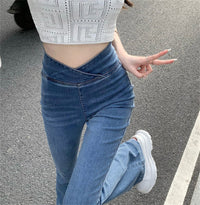 High Waist Hip Raise Slim Fit Women's Jeans