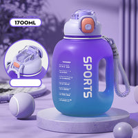 Water Bottle Creative 1.7L Portable Outdoor Sports Fitness Kettle