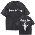Christian Religious Jesus Forgive Them Father Vintage Washed T-shirt