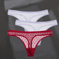Fashion Sexy Solid Color Breathable Women's Thong