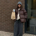 Fashion Casual Loose Fluffy Soft Bread Cotton Jacket