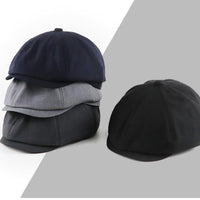 Men's And Women's Solid Color Retro Beret