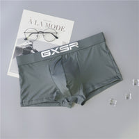 Men's Boxer Briefs And Breathable Milk Silk Low Waist