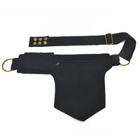 Men's And Women's Waist Retro Rivet Storage Multifunctional Crossbody Bag