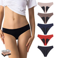 Women's Non-marking Plastic Ice Silk Briefs