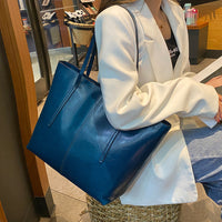 Leather Tote Oil Wax Leather Shoulder Bag For Girls