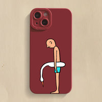 Depressed Original Niche Silicone Phone Case
