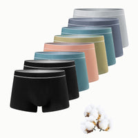 Men's Fashion Casual Cotton Mid-waist Breathable Underwear