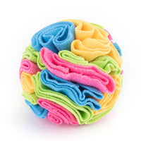 Snuffle Ball Interactive Dog Toys Ball Dog Brain Mental Stimulating Puzzle Toys For Dogs Enrichment Game Feeding Mat For Stress Relief Portable Machine Washable