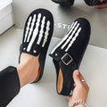 Men's Low-top Half Slippers Slip-on Lofter Board Shoes