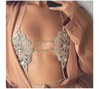 European And American Se Xy INS Female Bloggers With The Same Body Chain Suit Chain