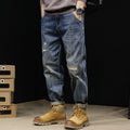 Straight Loose Plus Size Vintage Jeans For Men