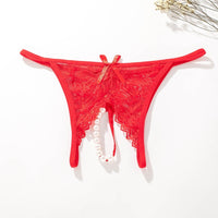 Nylon Women's Hot Pearl Massage Sexy Underwear