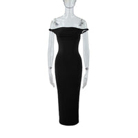 A Figure-flattering Off-the-shoulder Or One-shoulder Dress Exudes Chic Style And A Slimming Silhouette