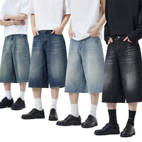 Summer Men And Women Loose Straight Shorts
