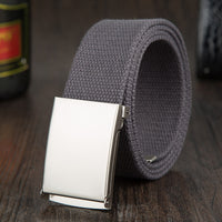 Matt Buckle Canvas Belt Candy Color