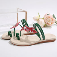Summer Women's Maple Leaf Flip-flops Non-slip Comfortable Beach Shoes
