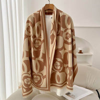 Retro High Sense Artificial Cashmere Scarf