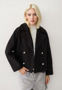 Foreign Trade European And American Women's Clothing Long Sleeve Coat Overcoat