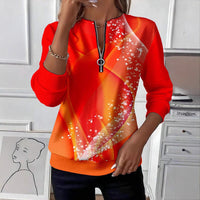 Europe And America Cross Border AliExpress St Patrick's Day Long Sleeve Christmas Print Raglan Sleeve Long Sleeve Women Sweater 461