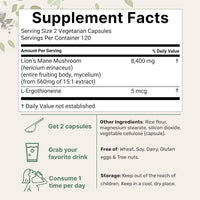 Lion Mane Capsule Refined Sulfur Phosphorus