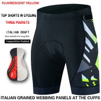 Three Pocket Bike Riding Shorts Men's Summer Hygroscopic Sweating Tight Silicone