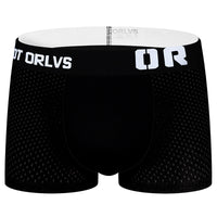 Men's Boxer Shorts Low-Waist Elastic Hip-Lift Boxer Briefs