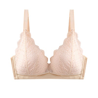 Lace Maternity Underwear Gathering Seamless Hands-Free Nursing Bra