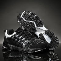 Men's Breathable Lightweight Flying Knit Shoes Sports Casual Shoes
