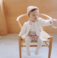 Two-piece Suit With Knitted Jacket And Straps