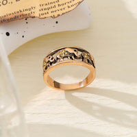 Retro Personalized Fashion Animal Hollow Ring