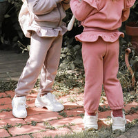 Winter New Girls Lace-flashing Thickening Plus Fleece Culottes