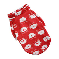 Pet Supplies Dog Fashion Thin Fleece Floral Sweater