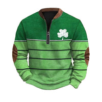Mens 3D Digital Print Fashion Zip Up Hoodie For Spring And Autumn