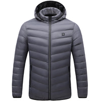 Men's Autumn And Winter Plus Velvet Thickening Charging Intelligent Electric Heating Cotton Clothing