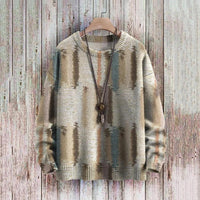 Chunky-knit Crewneck Sweater In A Thick, Heavyweight Fabricno Hood